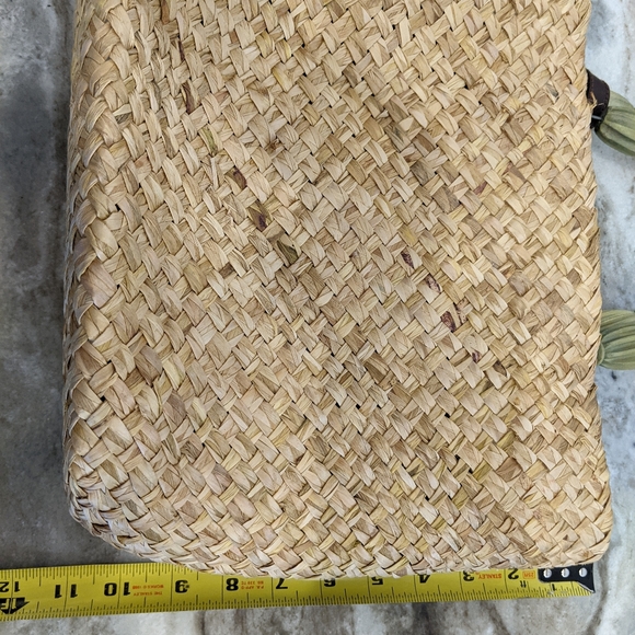 Anne Klein Basket Weave Shoulder Handbag Purse - Picture 3 of 5